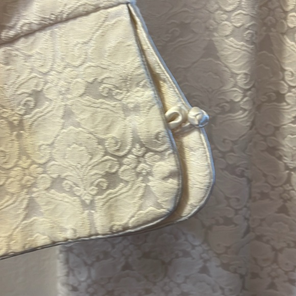 NWOT White Lace Asian Inspired Topper Coat Size Large - Picture 4 of 5